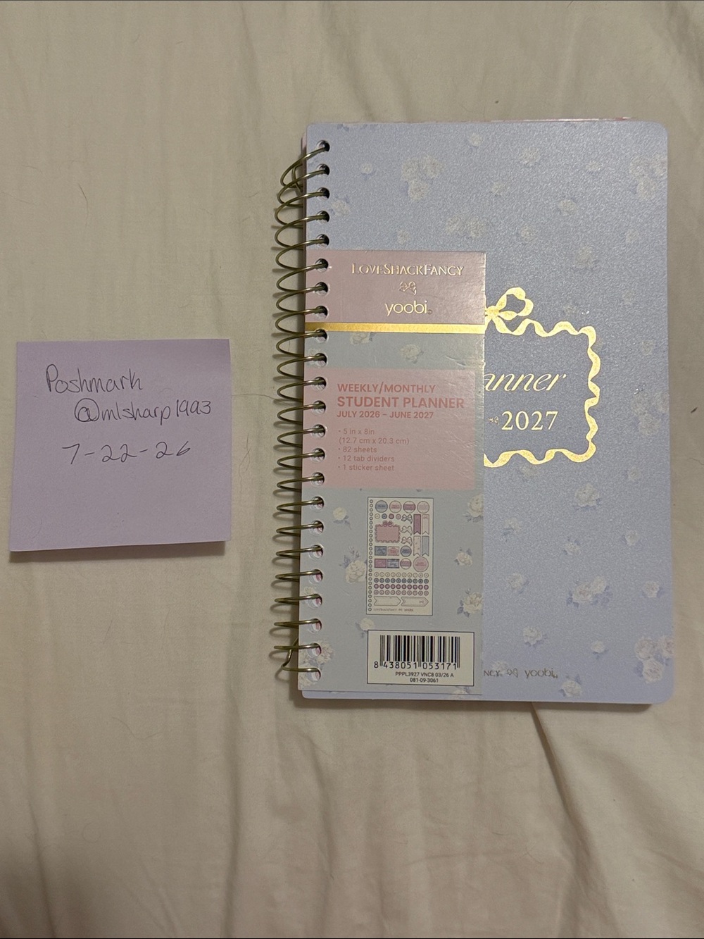 LoveShackFancy x Target—Yoobi 5x8 Student Planner